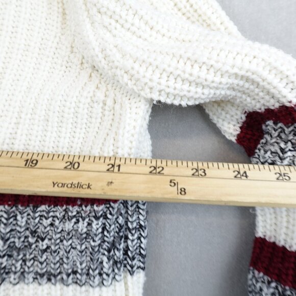 Naf Naf Knit Sweater Cropped Boxy Striped - Picture 4 of 7